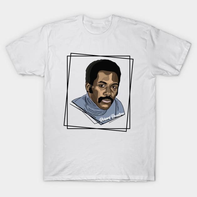 Richard Roundtree Art T-Shirt by vectrus